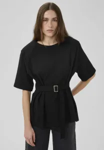 Футболка с принтом пояса мвапир My Essential Wardrobe, Black