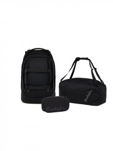 Satch Набор школьных рюкзаков PACK Blackjack, 3 предмета, черный