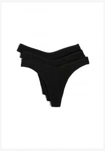 Стринги JOHN Etam, черный