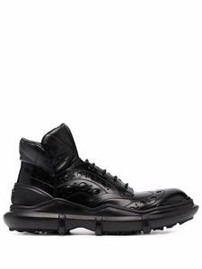 Dolce & Gabbana ботинки с брогированием, черный