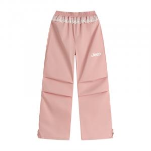 Детские карго-штаны Moderate Sports Jeep, розовый