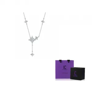 Серебряное колье S925 для женщин DESIGN CIRCLES, Sparkling Starlight Necklace