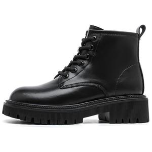 Женские ботинки DAPHNE Martin кожаные короткие, черный