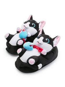 Тапочки Corimori, черный/белый