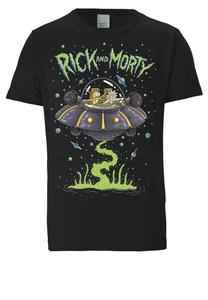Футболка Logoshirt Rick & Morty Raumschiff, черный
