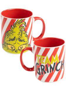 Кружка Гринча - Команда Гринча, керамическая, 320 мл, цвет белый/красный The Grinch