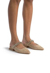 Балетки с открытой пяткой Alma en Pena, светло-коричневый