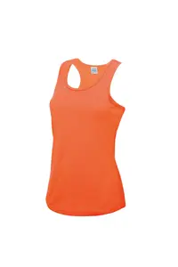 Спортивная майка с жилетом Just Cool Girlie Fit AWDis, оранжевый