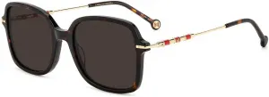 Женские солнцезащитные очки Carolina Herrera Brown Square HER 0101/S 0086/70 55, 086/70 Havana