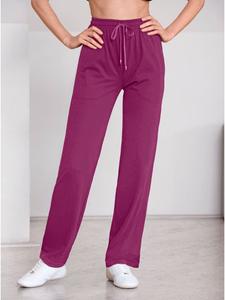 Повседневные брюки черного и лилового цветов WITT WEIDEN