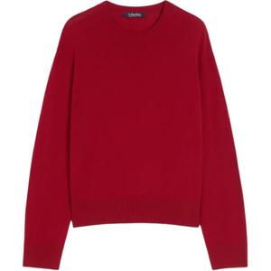 Max Mara джемпер с круглым вырезом из шерсти MaxMara, красный