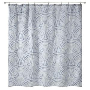 Занавеска для душа Avanti Modern Shells, синий