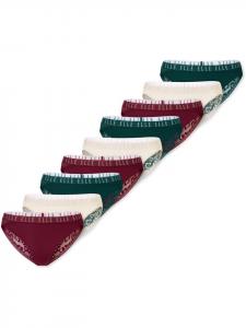 ELLE Трусы Brasilslip Lace in dunkelgrün, beige, dunkelrot