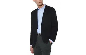 Мужской деловой костюм UNIQLO, цвет Black