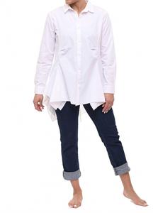 Топ Mia на пуговицах белого цвета Tulip Clothing