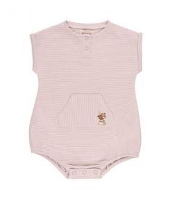 Универсальный детский комбинезон из френч-терри - коллекция "Bear" Ely's & Co., розовый