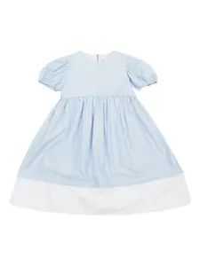 Платье с объемными рукавами Il Gufo, синий