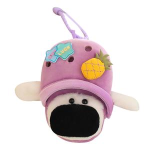 Милые плюшевые игрушки собаки с большим носом, поедающей соль 13см/24см высота MERCONSER, фиолетовый