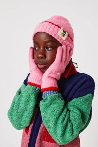 Детские перчатки из смесовой шерсти Bobo Choses, розовый
