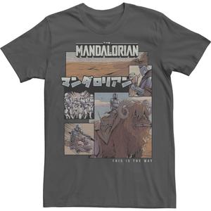 Мужская футболка Star Wars The Mandalorian Mando Comic Boxed Up