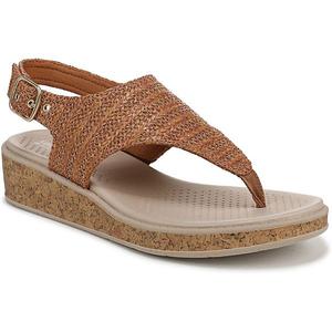 Пляжные женские сандалии-шлепанцы из рафии Lifestride, Brown