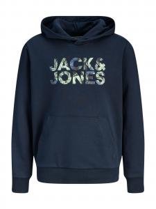Jack & Jones Junior Толстовка 'JJEJEFF' в синем, ночной синий