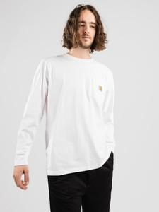 Лонгслив Carhartt WIP Pocket Longsleeve, white