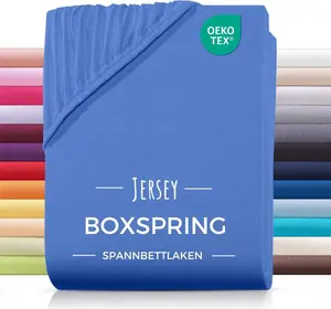 Простыня на резинке из джерси для кровати с пружинным блоком, 180х200, 180х220, 200х200, 200х200, изготовлена из 100% хлопка. Carpe Sonno