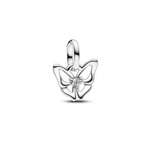 Шарм Butterfly Mini Dangle Pandora, стерлинговое серебро