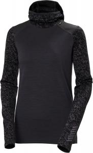 Helly-Hansen LIFA Merino Midweight балаклава-худи для женщин - теплый, дышащий, функциональный слой для активного отдыха Helly Hansen, 660 Black Grape
