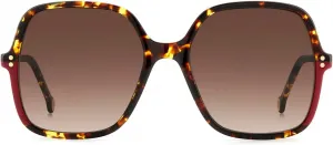 Женские повседневные солнцезащитные очки Carolina Herrera, Havana Red