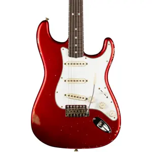 Электрогитара Fender Custom Shop 1969 Stratocaster Journeyman Relic, мастерская сборка Грега Фесслера, Candy Apple Red