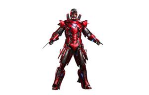 Железный человек MMS618D43 Mk33 Silver Centurion, Armor Piercing Version фигурка Hot Toys, MMS618D43 серебряный Centurion Explosive Armor Edition