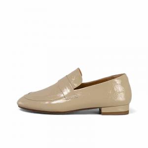 SHOEMAKER QUEEN Лоферы женские - персиковый ну, цвет Nude Apricot
