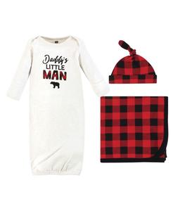 Платье, пеленка и шапочка или повязка на голову Hudson Baby, Daddy's man