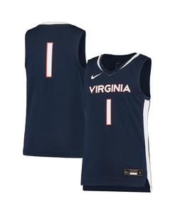 Реплика баскетбольной майки команды Big Boys #1 Navy Virginia Cavaliers Team Nike