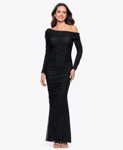 Платье асимметричное, для невысоких девушек Betsy & Adam, Black