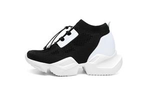 Кроссовки женские толстые низкие белый He Jinchang