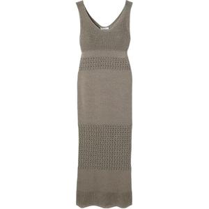 Вязаное макси-платье MaxMara, army зеленый