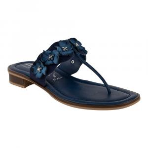 Итальянские сапожники Adara Женские сандалии с цветочным принтом Italian Shoemakers, темно-синий