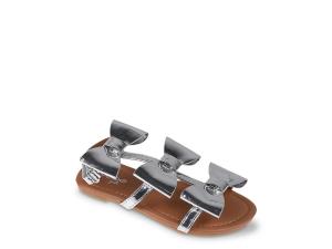 Сандалии bebe Juliet Sandal - Kids', серебристый металлик