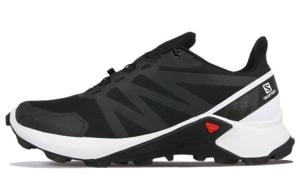 Кроссовки для походов мужские низкие черные Salomon