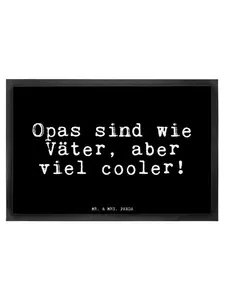 Коврик для ног Mr. & Mrs. Panda, черный