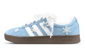 Vl court 2.0 амортизирующие, износостойкие низкие кроссовки для скейтбординга unisex Adidas, синий