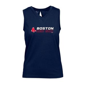 Женский топ-майка V-neck Boston Red Sox Paisley Chase Unbranded