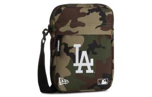 New Era Кроссбоди мессенджер из ткани камуфляж зеленый мужской, Green Camouflage