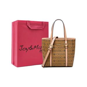 Joy&Mario Классический практичный женский рюкзак из ПВХ для поездок на работу, Honey Pomelo Yellow-930009