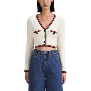 Self-Portrait Вязаный свитер Женский Слоновая кость Белый