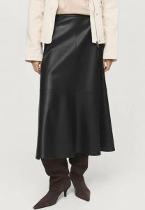 Юбка Mango A-line skirt, Black