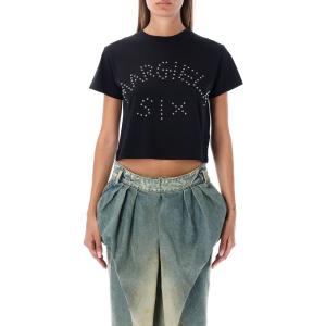 Футболка женская черная Mm6 Maison Margiela